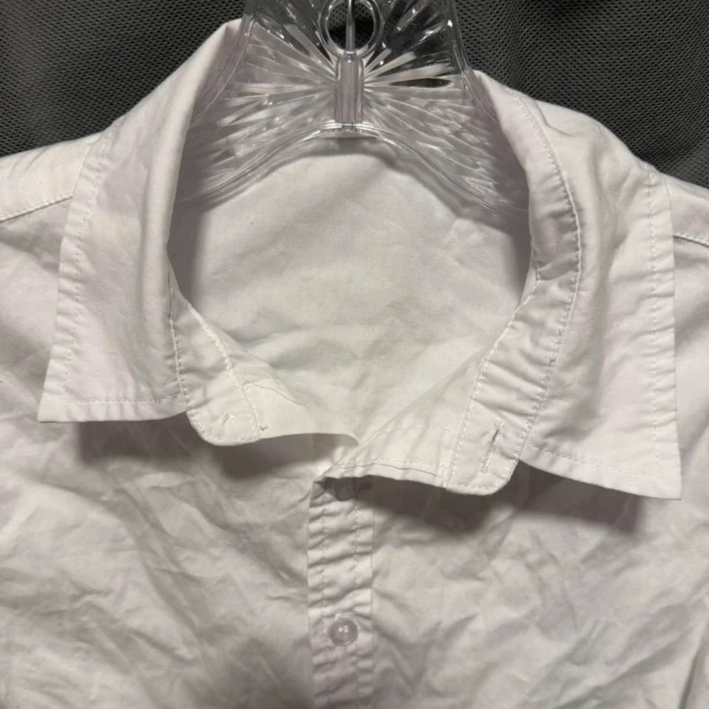 The children’s place white uniform button up top size 9 youth